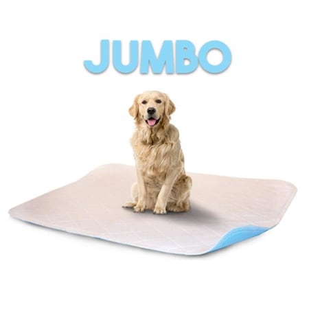Lennypads 48 x 48 in. Jumbo Washable Pet Pad - White LE328899
